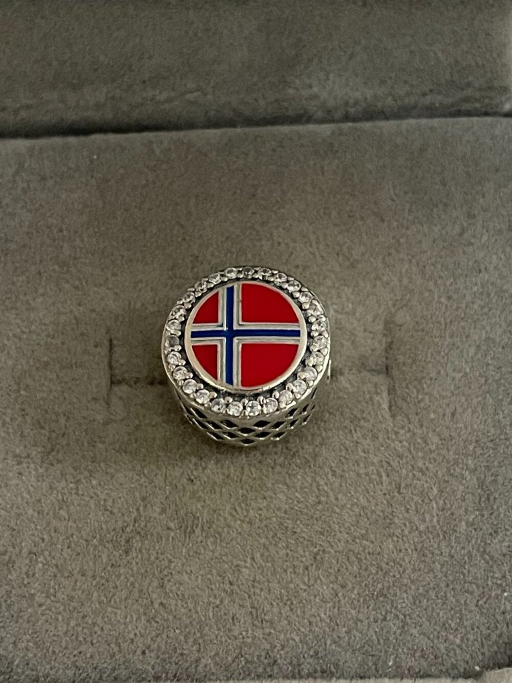 Pandora Norway Flag Charm
